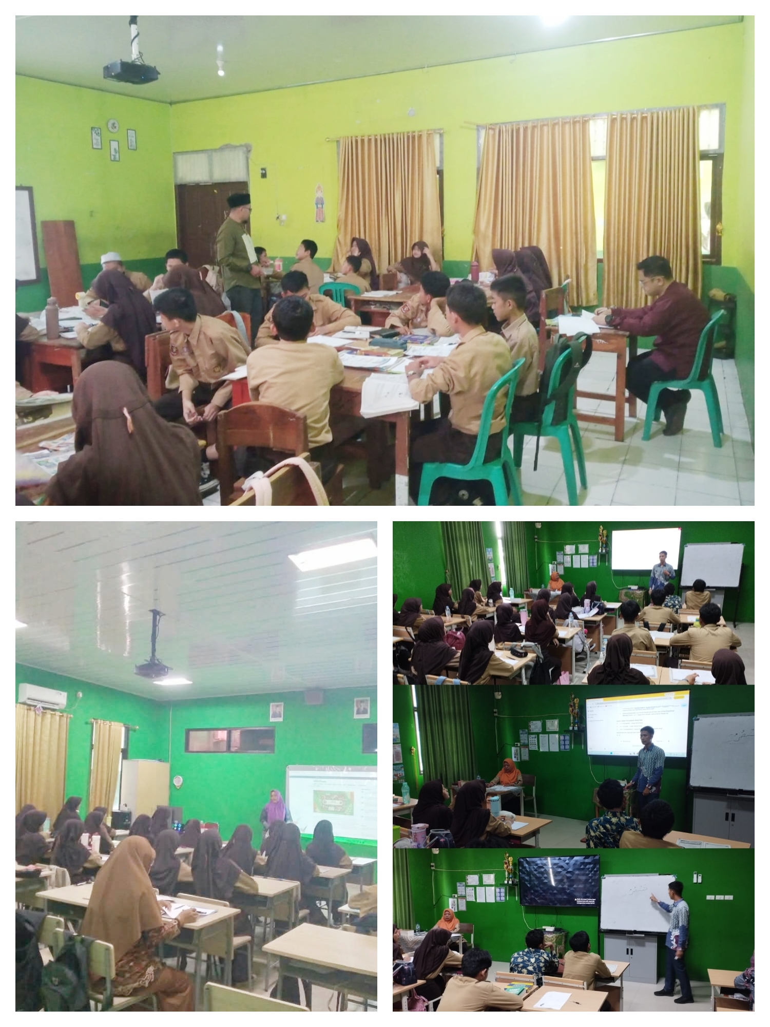Perkuat Kompetensi Pendidik, MTsN 1 Bandar Lampung Gelar Supervisi Akademik Hari Keenam