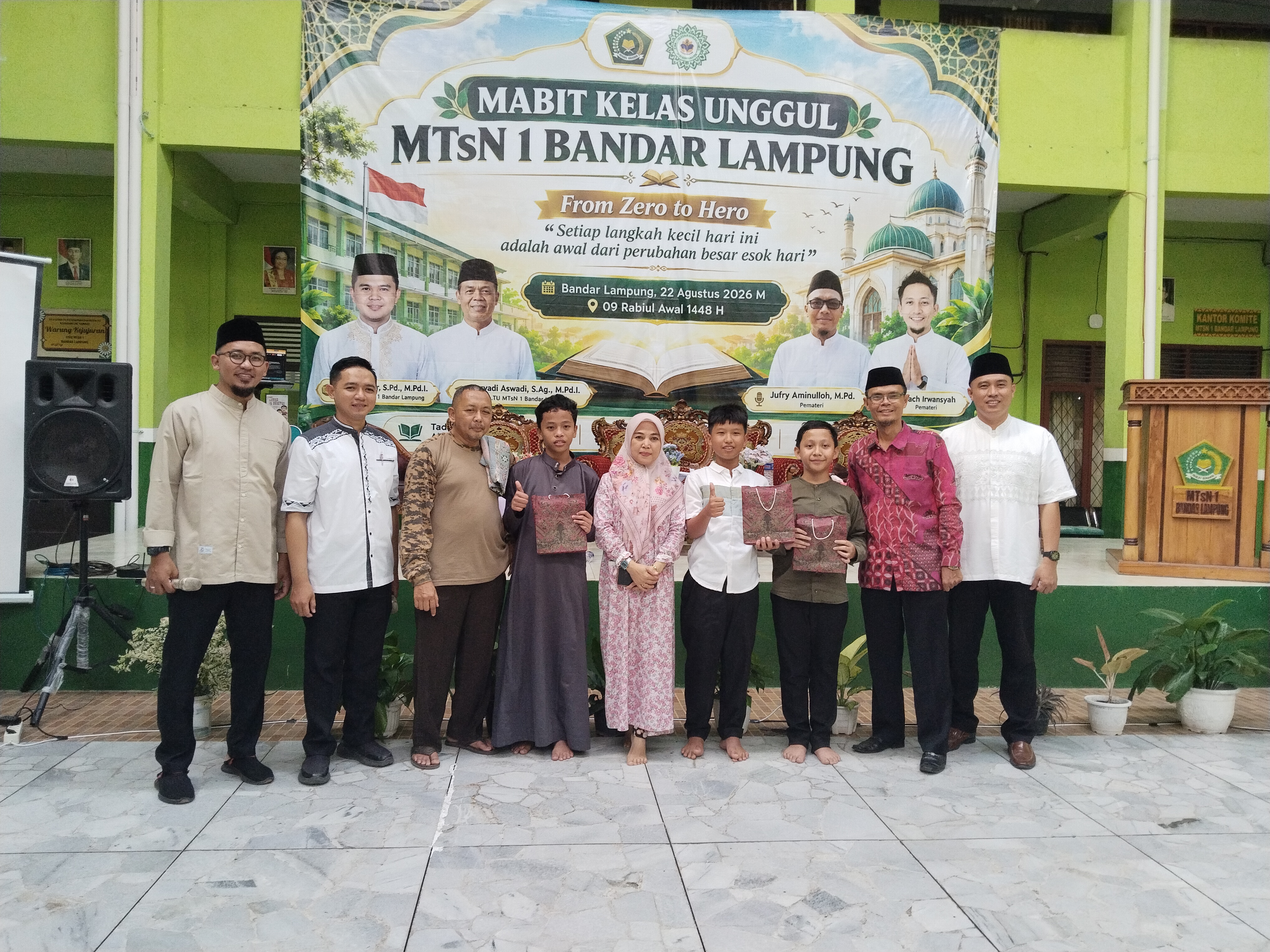 Semarak MABIT 2026, Siswa MTsN 1 Bandar Lampung Antusias Ikuti Lomba Rangking 1