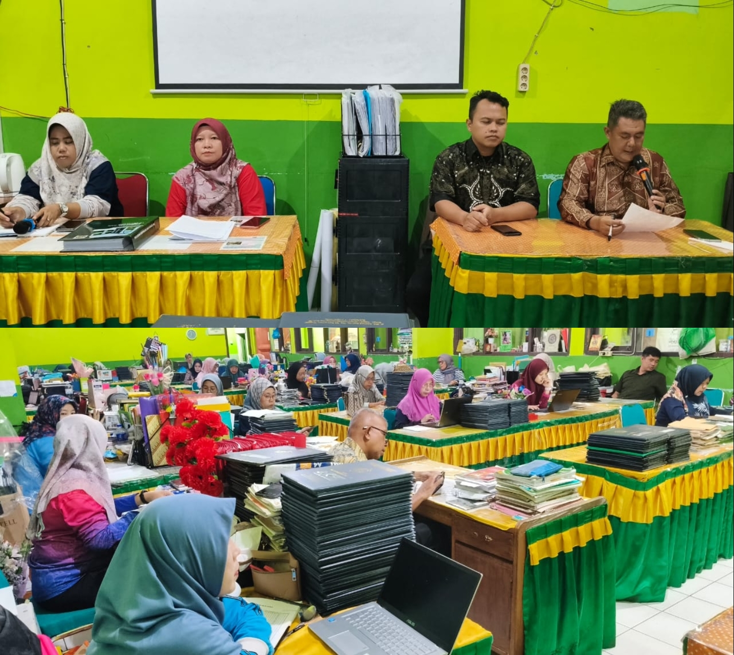 Kepala MTsN 1 Bandar Lampung Pimpin Rapat Koordinasi Bahas Laporan ASAS, RDM 3.1, dan Kesiapan ZI